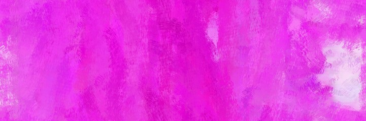 artwork illustration painted brush with neon fuchsia, thistle and violet color