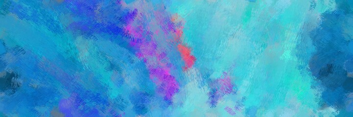 header illustration art painting with steel blue, medium orchid and corn flower blue color © Eigens