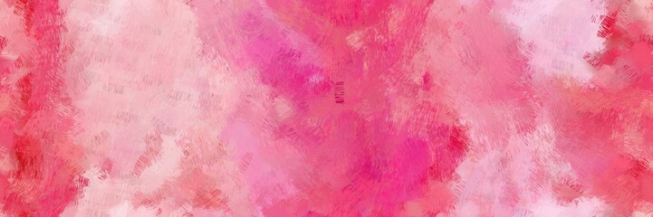 colored illustration paint brushed with pale violet red, moderate pink and baby pink color