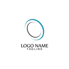 Circle logo and symbol vector icon template app