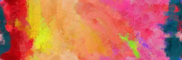backdrop illustration painted brush with salmon, dark slate gray and pastel orange color