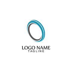 Circle logo and symbol vector icon template app