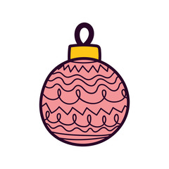 merry christmas celebration decorative ball