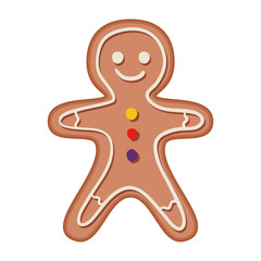 Merry christmas cookie vector design