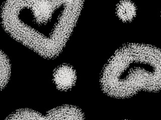 seamless pattern with black and white background