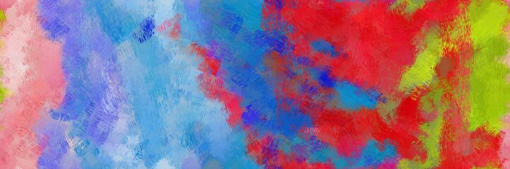 beautiful design painted art with pastel purple, steel blue and crimson color
