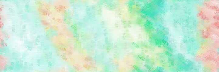 modern design paint brushed with tea green, medium aqua marine and aqua marine color