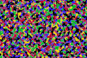 Party Festival Camouflage, For designing a glowing costume with blacklight, brightly colored with reflective colors flaring on the night of the party when dancing so wildly that every eye must turn.