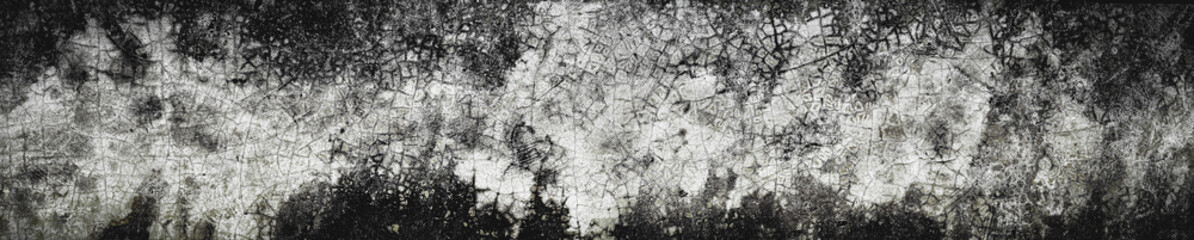  Black silhouette Old Wall with Moldy Peeling White Painting from Humidity. Cracked White Wall as Rusty Concrete Weathered Wall Grunge Background or Abstract Backdrop Wallpaper