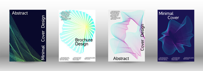 Cover design template set 
