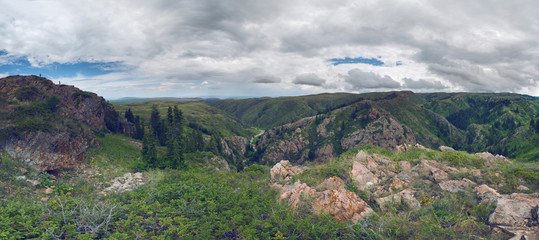 "Korinskoe" gorge. Dzungarian Alatau, Almaty region region,  "Eskeldinsky" district.