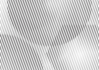 Obraz premium Abstract background with lines of variable thickness. Halftone effect line pattern. Grunge modern pop art texture for poster, banner, sites, business cards, cover, postcard, design, labels, stickers