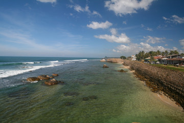 Fototapeta premium The coast of the Indian ocean, Sri Lanka.