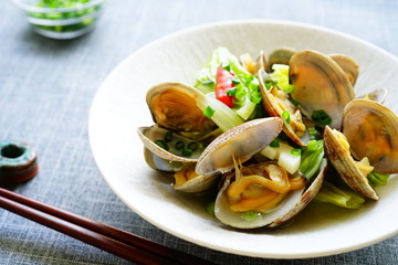 アサリの酒蒸し