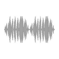Audio technology, music sound waves vector icon
