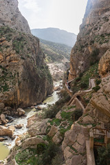 Caminito del rey, el desfiladero de los Gaitanes en Málaga