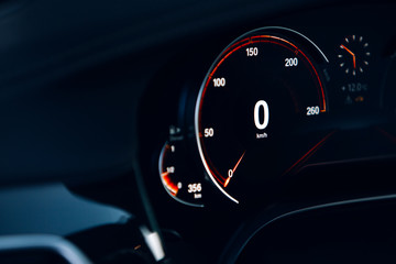 speedometer and tachometer