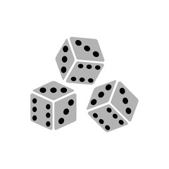dice icon vector design symbol