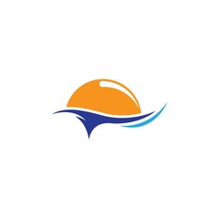 Summer logo vector icon