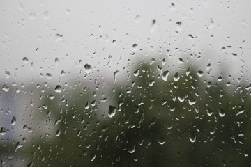 rain drops on window
