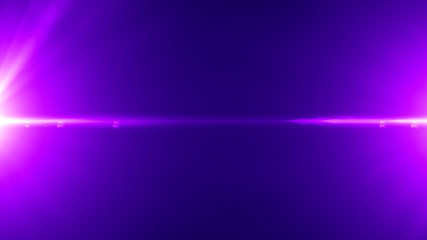 Lens flare purple light special effect Black background