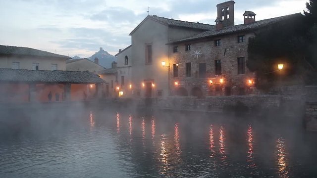 bagno vignoni country of the Tuscan Maremma Siena