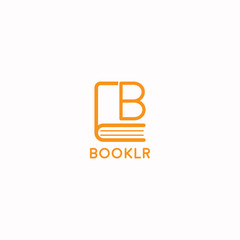 B latter/book company logo design template for use any purpose