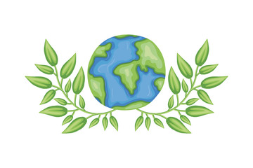 Isolated planet sphere vector design