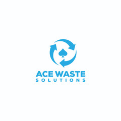 Waste Solutions/Ace logo design for use any business purpose