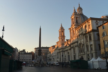 Naklejka na ściany i meble Piazza Navona Roma