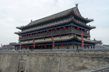 Xi'An City Wall Watchtower (Anyuan Gate) - 306112569