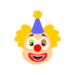 clown icon vector design symbol