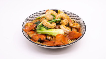 crevette wok