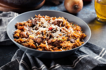 Giouvetsi - Greek beef and orzo stew