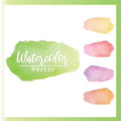 Abstract Watercolor Background Collection