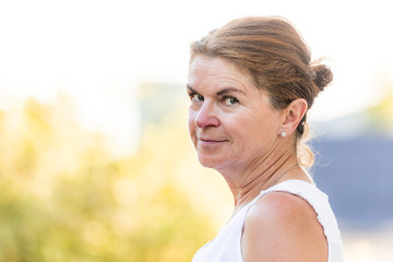 Portrait of a middle-aged woman