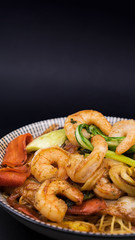 crevette wok