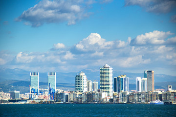 Naklejka premium New Business and downtown district of izmir