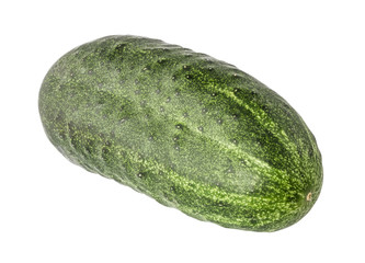 Cucumber isolated on white background with clipping path