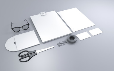 corporate identity mock up branding