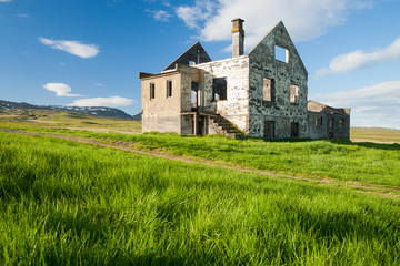 Abandoned house on snaefellsnes peninsula on Iceland