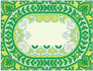 Background with ornaments.