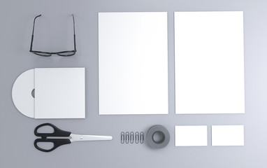 corporate identity mock up branding