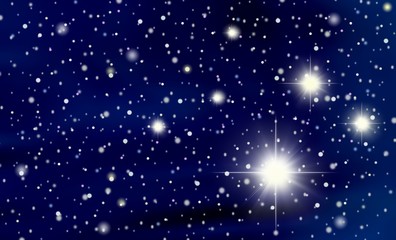 Naklejka na ściany i meble Night sky universe abstract background with stars, galaxy 