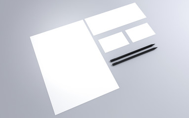 corporate identity mock up branding