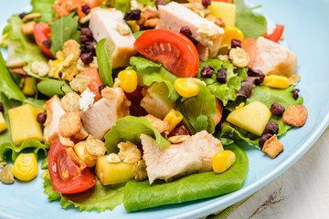 Bocconcini di pollo con verdure