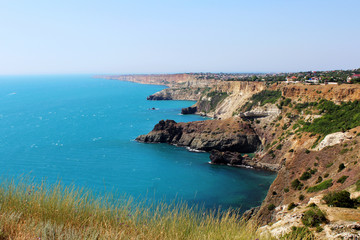  home on a cliff above the sea