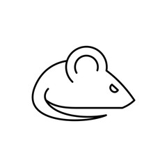 Mouse line icon. Icon design. Template elements