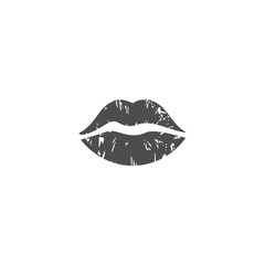 lip icon vector design symbol