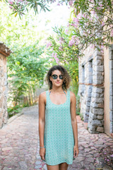 A woman in a typical village, Sardinia